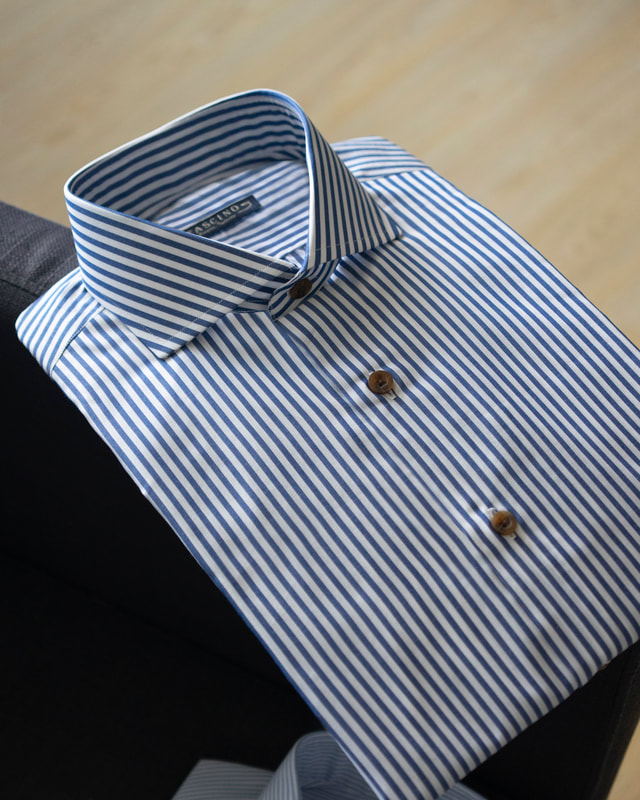101. Super Cutaway Collar Shirt - FASCINO BESPOKE
